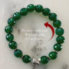 Green Onyx with Buddha Bracelet - to protect evil eyes and relieves stress