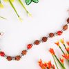 6 Mukhi Rudraksha Mars Bracelet - Coral To eliminating lethargy