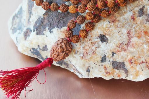 4 Mukhi Rudraksha Brahma Mala - Rare 6mm