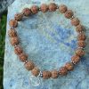 6 Mukhi Rudraksha Mars Bracelet - Silver - For eliminating lethargy and provides the will power courage to face challenges