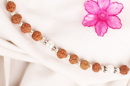 6 Mukhi Rudraksha Mars Bracelet - Pearl To eliminating lethargy