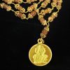 1 Mukhi Rudraksha Shivnetra Mala - Gold