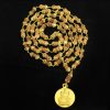 1 Mukhi Rudraksha Shivnetra Mala - Gold