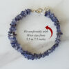 Iolite Double Turn Bracelet To improve relationships and awareness