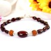 Rudraksha and Gomed Bracelet - 60 carats