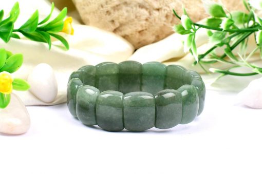 Green Jade Bracelet - Design VI