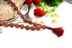 4 Mukhi Rudraksha Brahma Mala for Enhancement of communication skills and vocal power