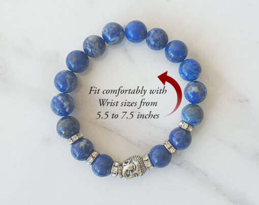 Lapis Lazuli Buddha Bracelet - For self-confidence and overcome shyness