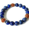 Lapis Lazuli and Rudraksha Bracelet - To build self-confidence and increase awareness