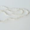 Moonstone Round White Necklace Mala