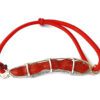 Natural Italian Coral stick bracelet - For removal of obstacles and ensures material happiness