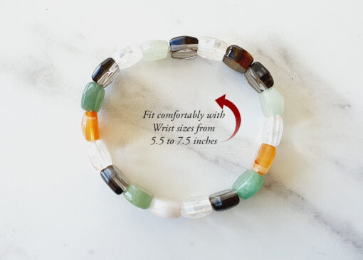 Navratna Bracelet - Hexagon Beads - To harness the power of our nine planets