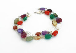 Navratna double turn bracelet - To harness the beneficial energy of our nine planets