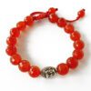 Orange Carnelian with Buddha Bracelet To increase motivation and energy