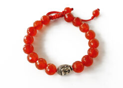 Orange Carnelian with Buddha Bracelet To increase motivation and energy