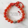 Orange Carnelian with Buddha Bracelet To increase motivation and energy