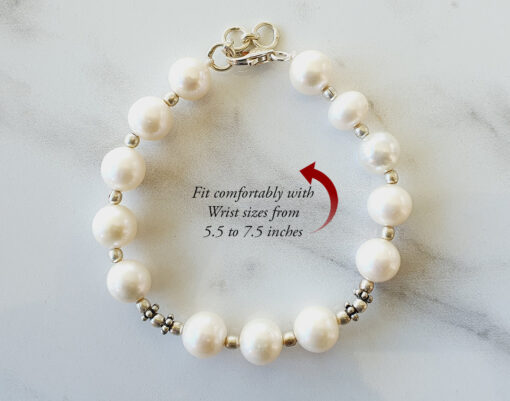 Pearl Bracelet for strengthens mental faculties and calms emotions