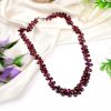 Garnet Beads Necklace Mala