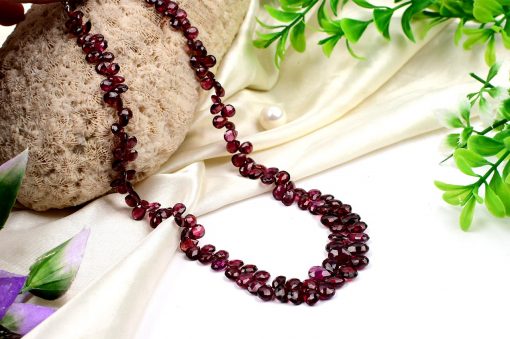 Garnet Beads Necklace Mala