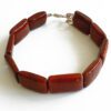 Rectangular Jasper Bracelet for stamina and vitality