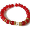 Red Agate Buddha Bracelet