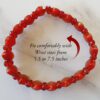 Red Carnelian Bracelet for creative visualization