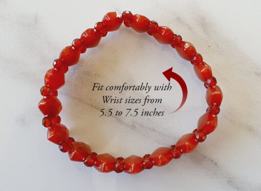 Red Carnelian Bracelet for creative visualization