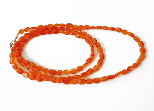 Red Carnelian Oval Necklace - For awakens talents within