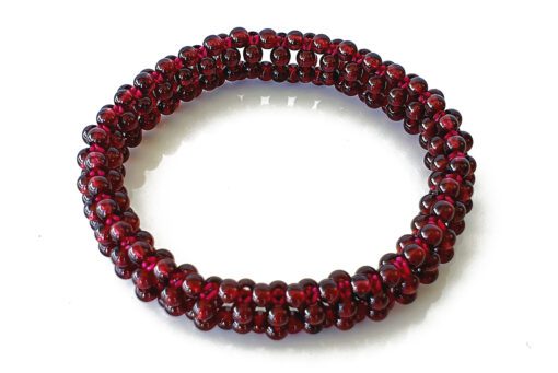 Red Garnet Bangle - to bring serenity, positivity and enhance self-esteem