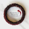 Red Garnet Bangle - For health and dissolves emotional blockages