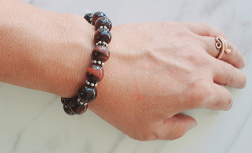 Red Tiger eye Bracelet - To enhance psychic abilities and brings prosperity