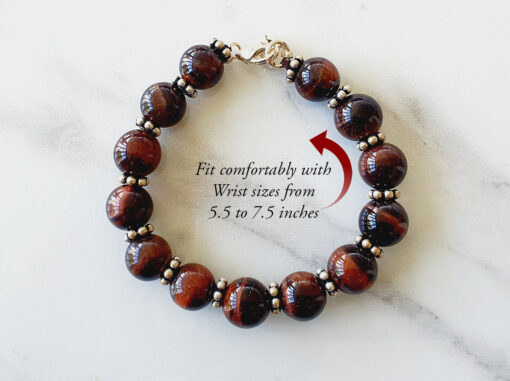 Red Tiger eye Bracelet - To enhance psychic abilities and brings prosperity