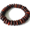 Red Tiger eye Bracelet - Elliptical Beads - For seeking clarity and enhance psychic abilities