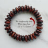 Red Tiger eye Bracelet - Elliptical Beads - For seeking clarity and enhance psychic abilities