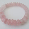 Rose Quartz Bracelet - Elliptical Beads to open the heart and connect to the energy of love