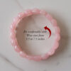 Rose Quartz Faceted Bracelet - To Promotes feelings of compassion