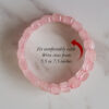 Rose Quartz faceted Bracelet - To open the heart and connect to the energy of love