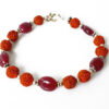 Ruby with Rudraksha Beads Bracelet - For confidence, good health and success