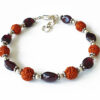 Rudraksha Garnet Bracelet - To inspires love and passion