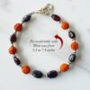 Rudraksha Garnet Bracelet - D1 - For dissolves emotional blockages