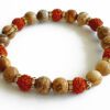 Rudraksha Jasper Bracelet for enhancing stamina and vitality