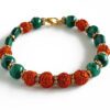 Rudraksha Malachite Bracelets For expression of feelings and eliminates shyness