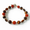 Rudraksha Tiger Eye Bracelet - For protection and peace of mind