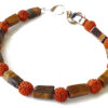 Rudraksha Tiger Eye Bracelet - for courage, strength, will and personal power