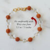 Rudraksha and Crystal Bracelet - For harmonize the aura and remove negative energy