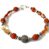 Rudraksha and Gomed Bracelet - To overcome confusion and brings mental clarity and balance