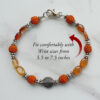 Rudraksha and Gomed Bracelet - To overcome confusion and brings mental clarity and balance