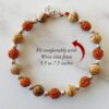 Rudraksha and Jasper Bracelet to provide stamina and vitality