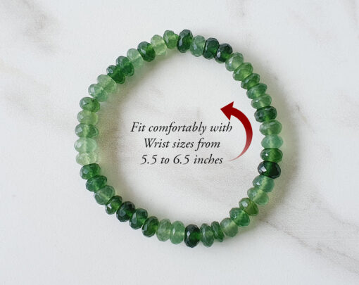 Serpentine Faceted Bracelet - To Improves the ability to resolve conflicts and reduces stress