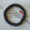 Smoky Quartz Bracelet - Elliptical Beads - For grounding and removing negative emotions